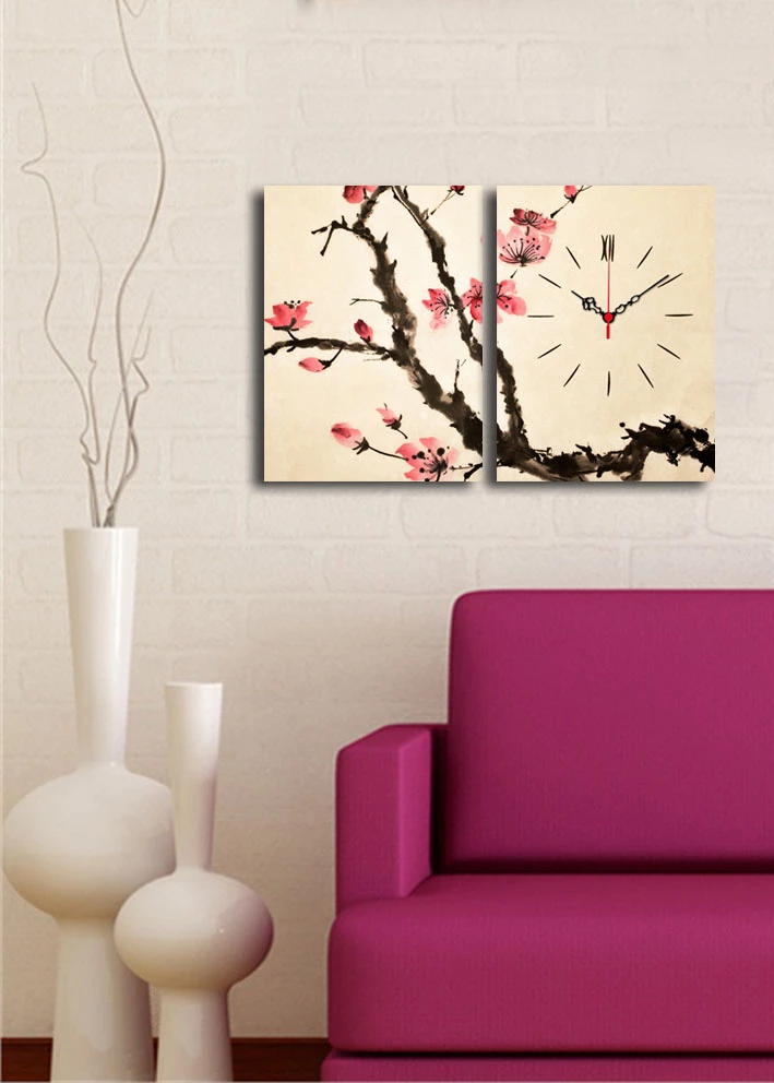 Orë muri dekorative në kanavacë (2 copë), Wallity, 2P3040CS-126