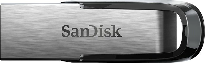 Pendrive SanDisk Ultra Flair, 128GB, USB 3.0, Zi/Argjendtë