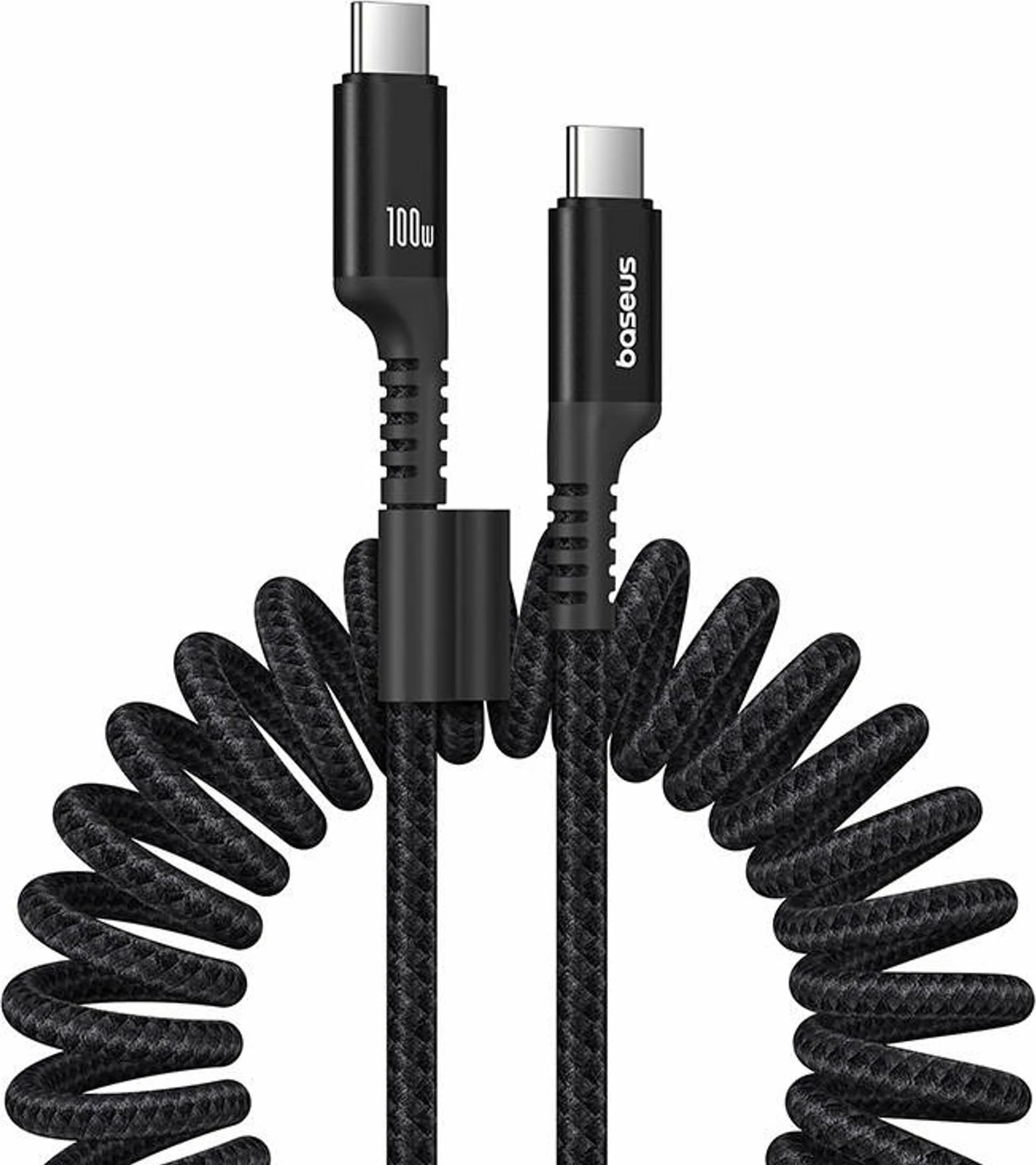 Kabllo USB-C në USB-C Baseus Fish-Eye P10320203111-00 1 m PD 100W 480 Mbps e zezë