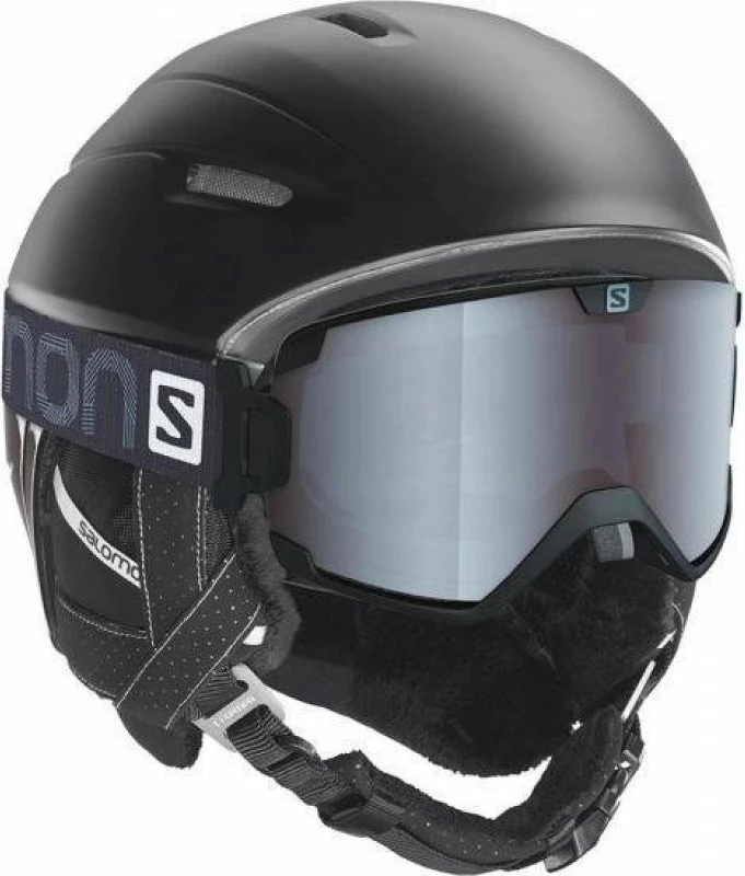 Helmetë skijimi Salomon, e zezë