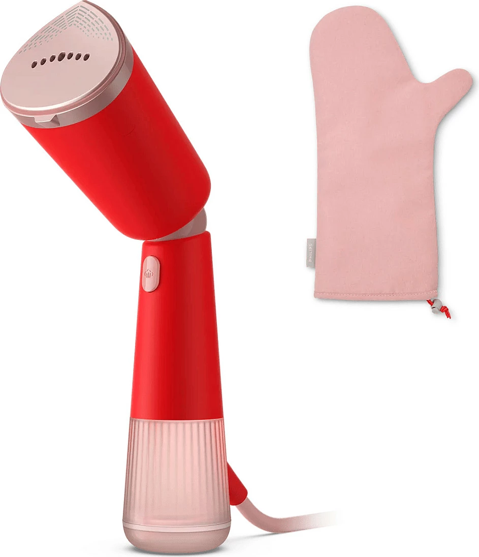 Steamer për rroba Philips 5000 Series STH5020/40, i dorës, i kuq