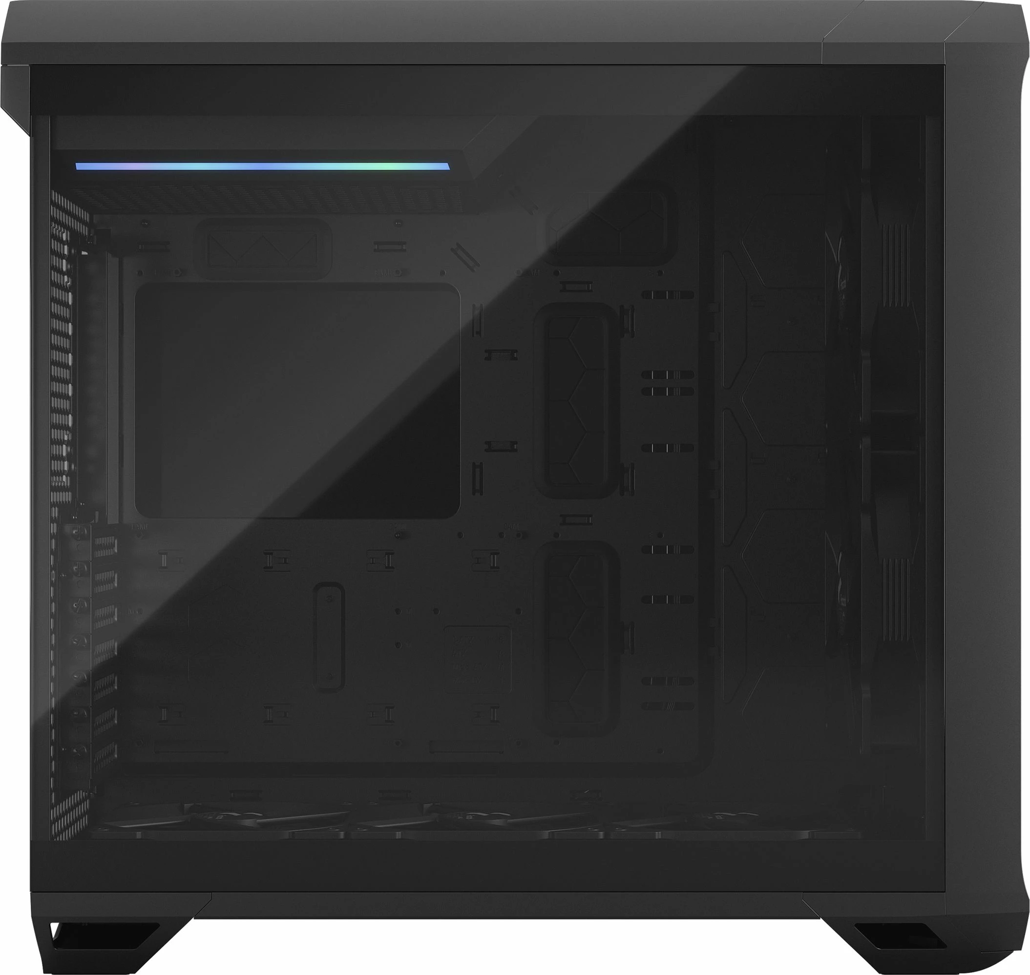 Kasë Fractal Design Torrent TG Light Tint (FD-C-TOR1A-01) Full Tower ATX/eATX, panel xhami të temperuar, 5 ventilatorë, e zezë