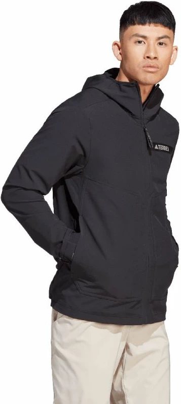 Jakne për meshkuj adidas Terrex, të zeza