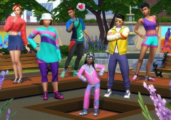 The Sims 4: Throwback Fit Kit DLC Global