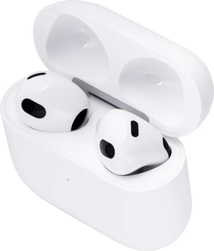 Kufje Apple AirPods gjenerata e 3-të me kuti karikimi Lightning, të bardha