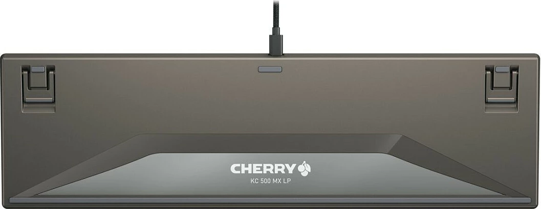 Tastierë mekanike Cherry MX, USB me kabllo, Full-Size 109 taste QWERTZ DE, ndriçim i bardhë, gri