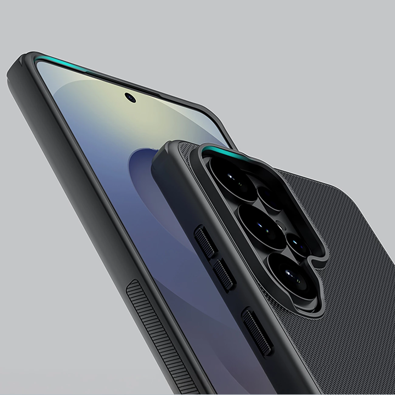 Mbështjellës Nillkin Super Frosted Shield Pro Magnetic MagSafe për Samsung Galaxy S26 Ultra, i zi