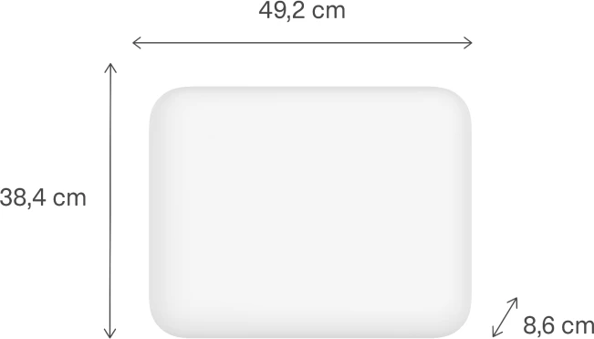 Radiator panel konveksion me Wi‑Fi MILL Invisible Smart PA400WIFI4 400W, i bardhë