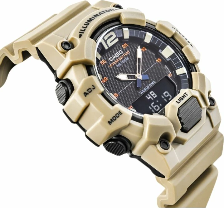 Orë dore për meshkuj CASIO, e zezë