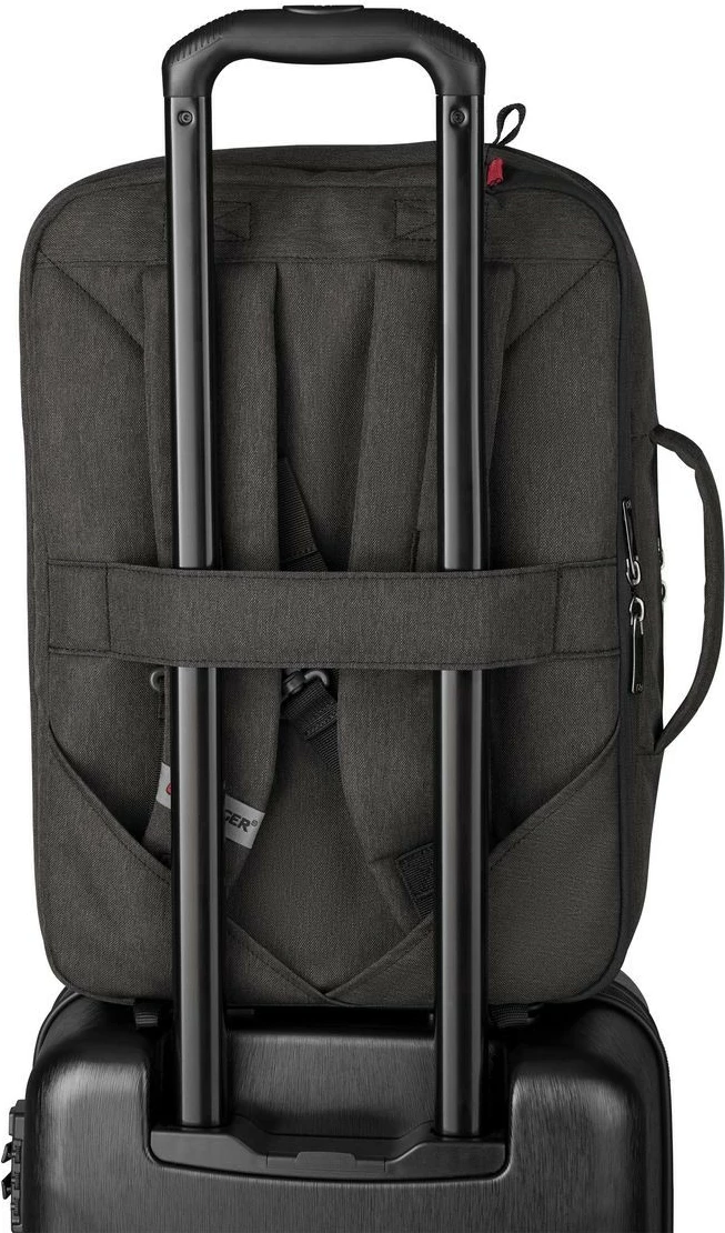 Çantë laptopi Wenger MX Commute 16 inç me rripa shpine, e zezë