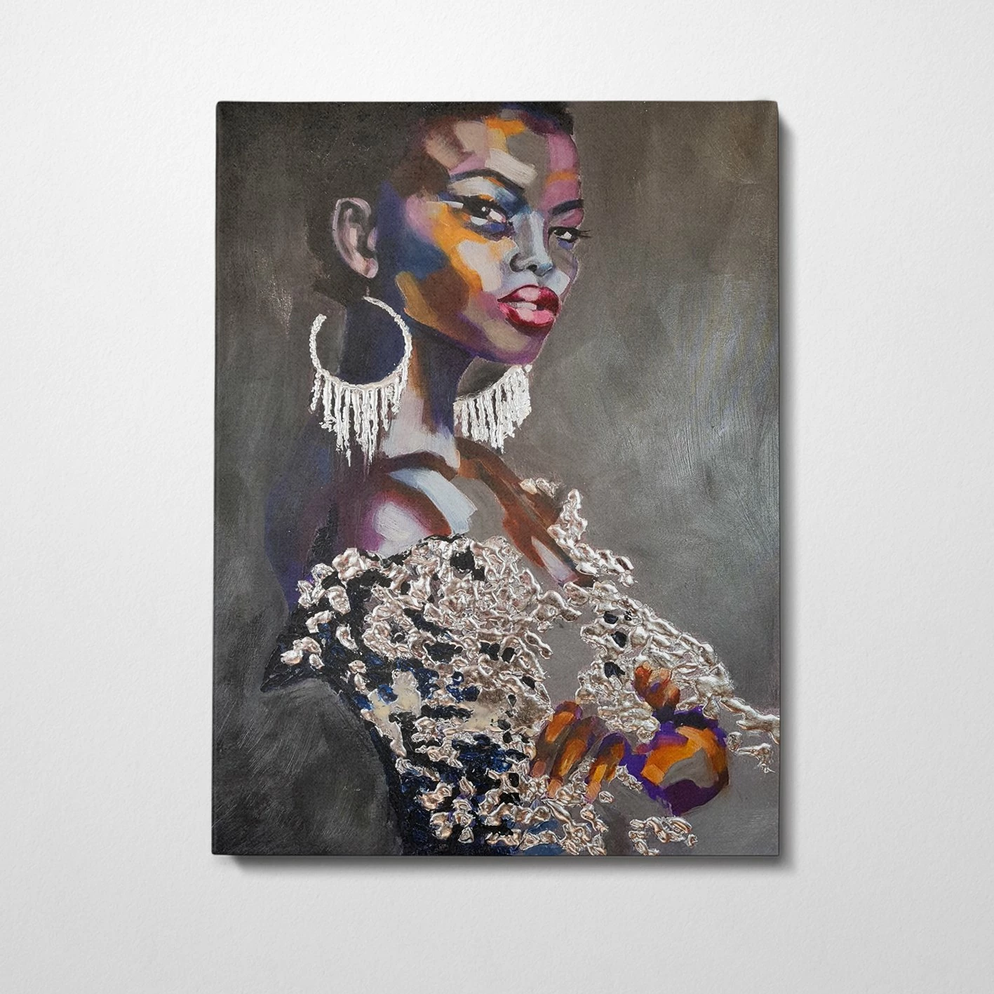 Pikturë dekorative me vaj, Wallity, OPS5454561, 50x70cm