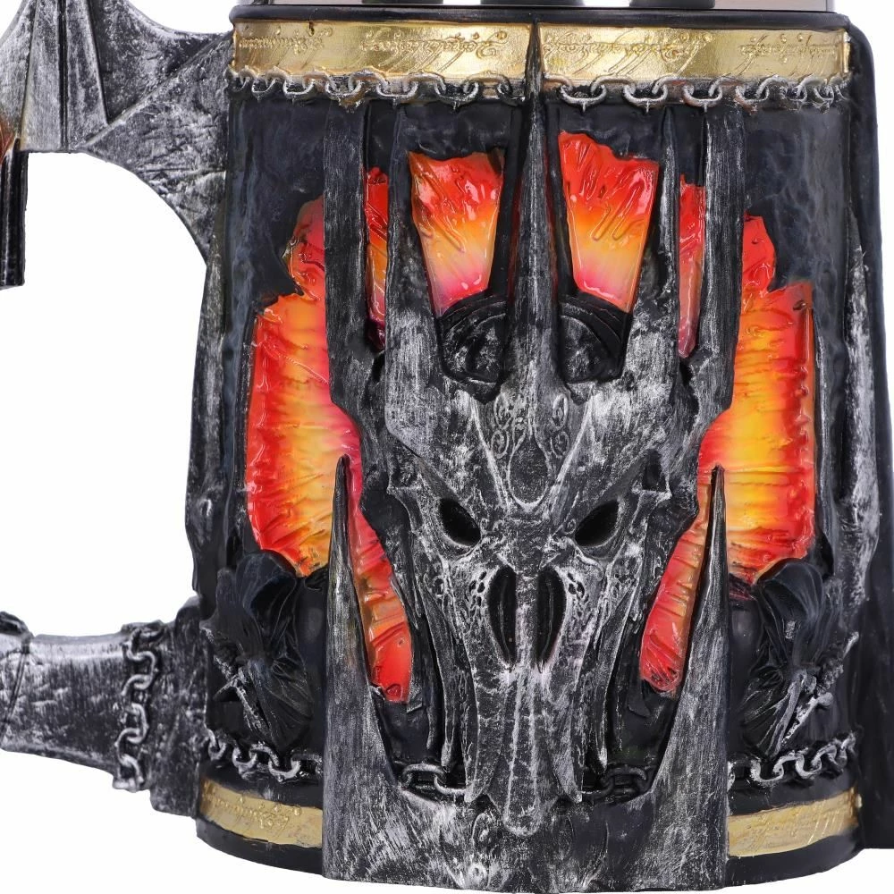 Mug NEMESIS NOW Lord of the Rings Sauron, resin, i pikturuar me dorë, e zezë/kuqe