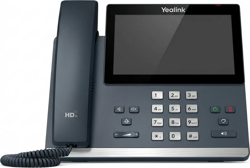 Telefon IP Yealink SIP-T67 LTE, VoIP, ekran i madh, gri e errët