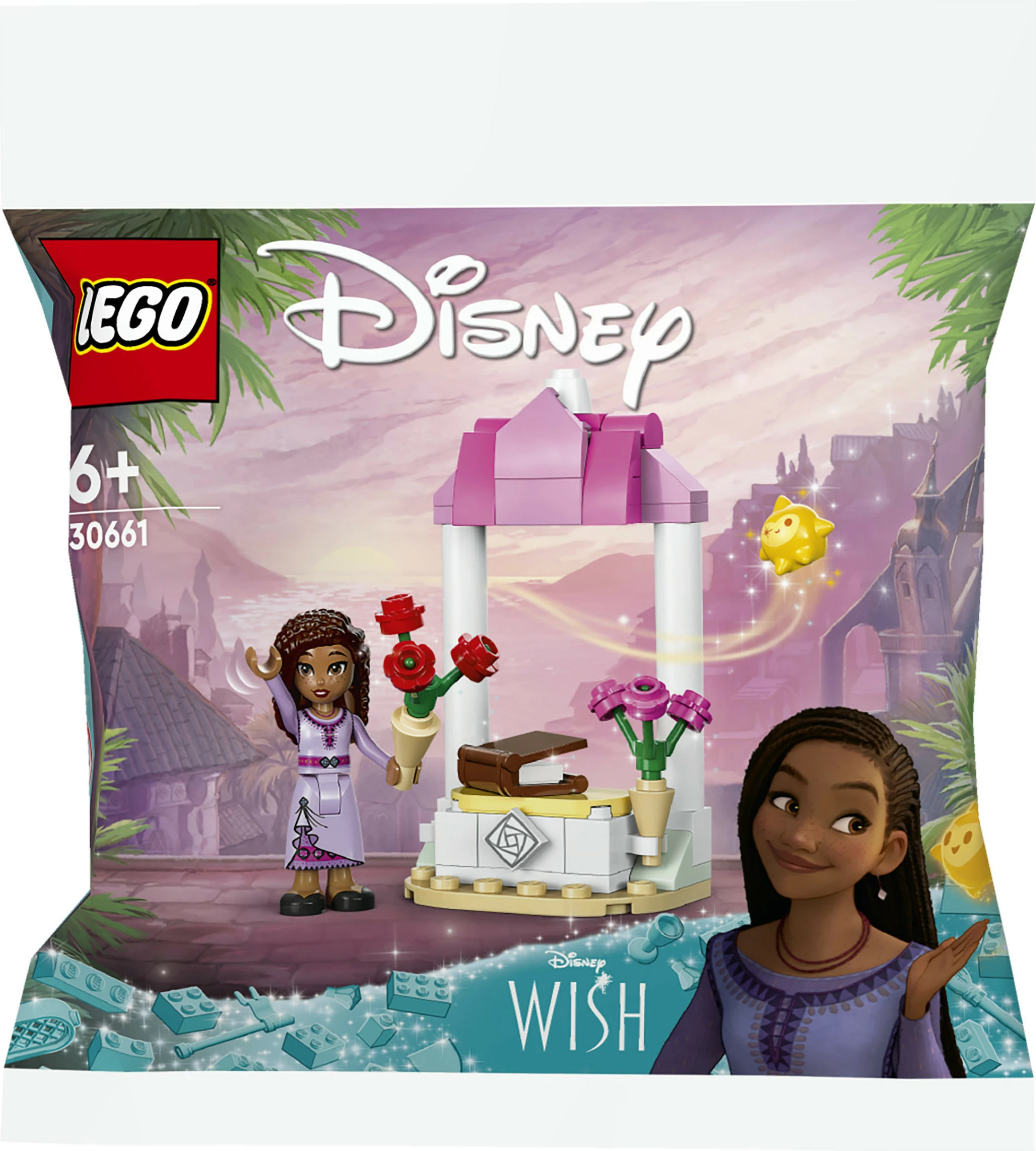 Set ndërtimi LEGO Disney Princess 30661 Asha's Begrungsstand, 46 pjesë, multikolor