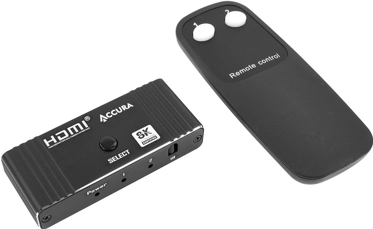 Switch HDMI Accura me pilot, 2 në 1