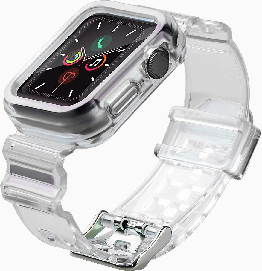 Rrip dhe mbështjellës Hurtel për Apple Watch 4/5/6/SE 40mm, i zi