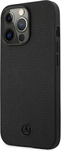 Mbështjellës Mercedes MEHCP13LMBLBK për iPhone 13/13 Pro 6.1", lëkurë, i zi