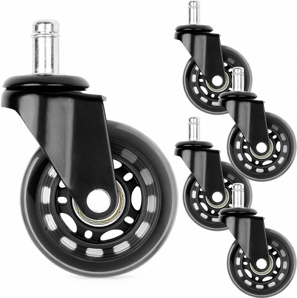 Set rrotash karrige zyre ZOLTA VILDE 6.3 cm, bosht 10 mm, 5 copë, transparente