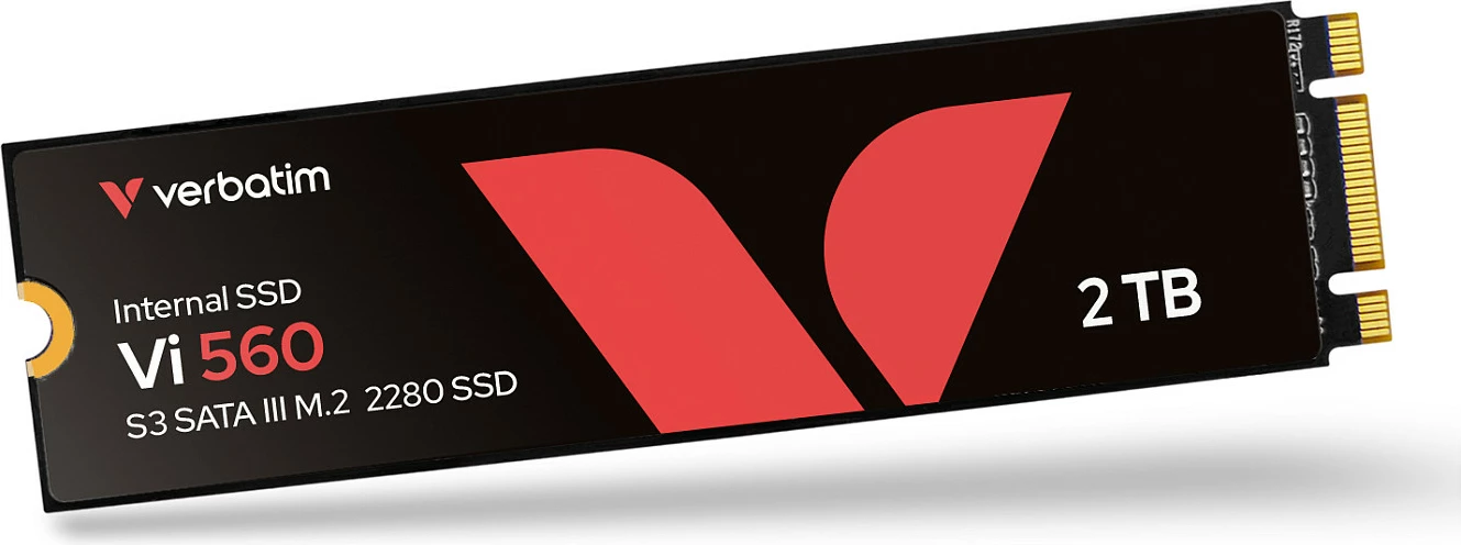 SSD i brendshëm Verbatim Vi560 S3 M.2 2280 SATA III 2TB, i zi