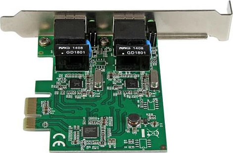 Kartelë rrjeti StarTech ST1000SPEXD4, PCIe, Dual Port Gigabit RJ-45