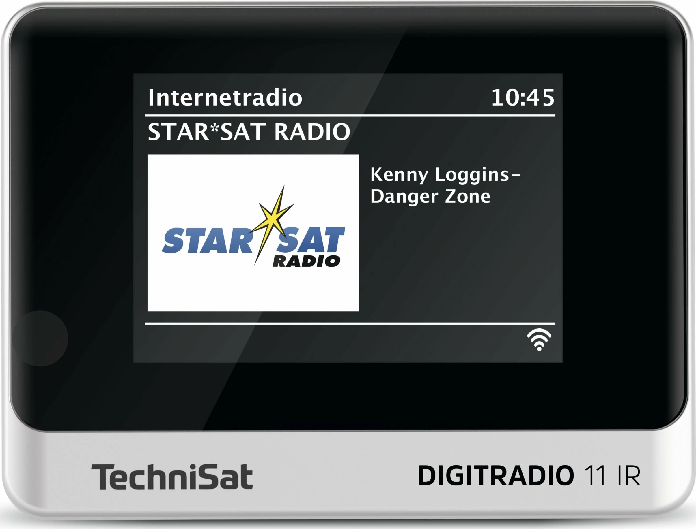 Radio DAB+ / internet TechniSat Digitradio 11 IR, Bluetooth, me orë, i zi/argjend