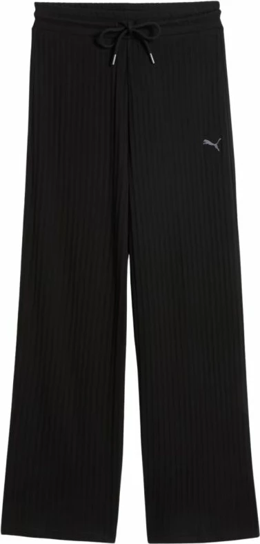 Pantallona të gjera për femra Puma HER Comfort High-Waist 693284 01, të zeza