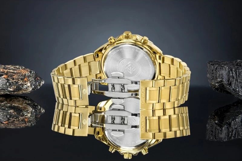 Orë dore për meshkuj Giewont, gold blue