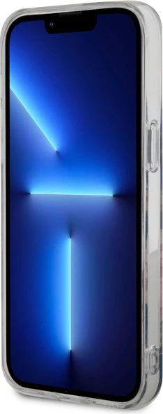 Mbështjellës Guess GUHMP14XHCFWSK për iPhone 14 Pro Max 6.7", MagSafe, lule, zi