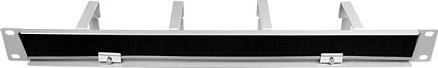 Panel menaxhimi kabllosh LogiLink 19" 1U, me 4 mbajtëse çeliku, gri