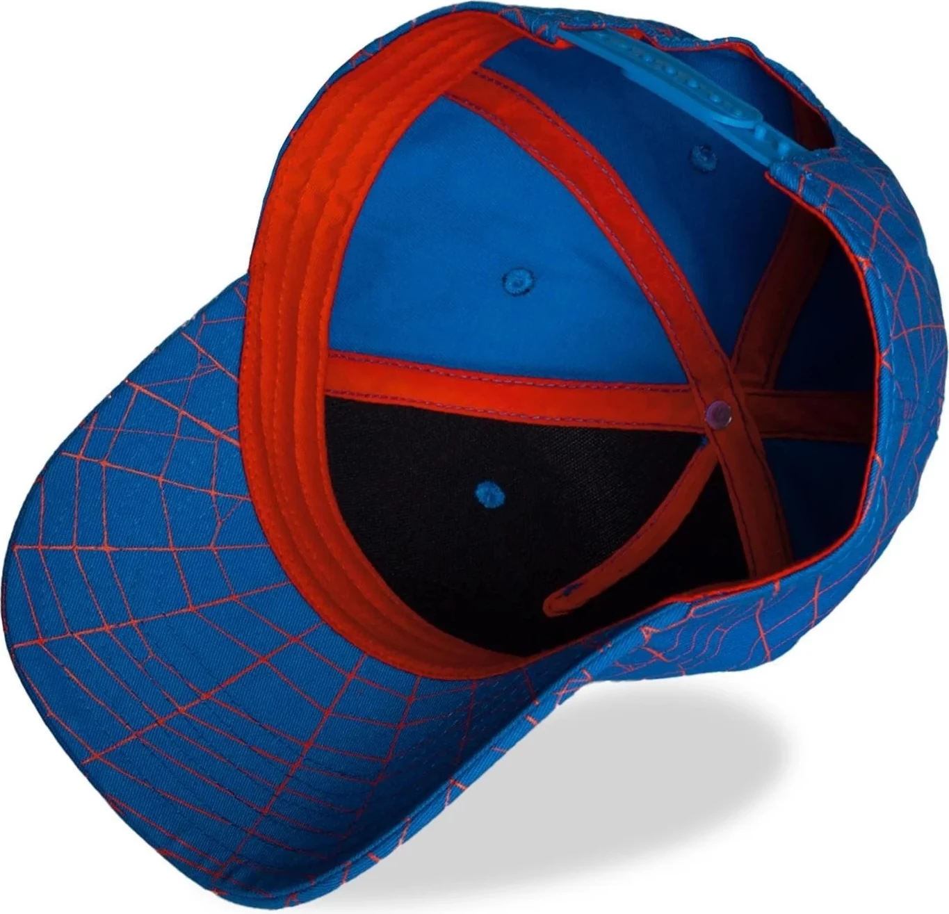 Kapele snapback për fëmijë Difuzed Spider-Man, 100% pambuk, e rregullueshme, blu/kuqe