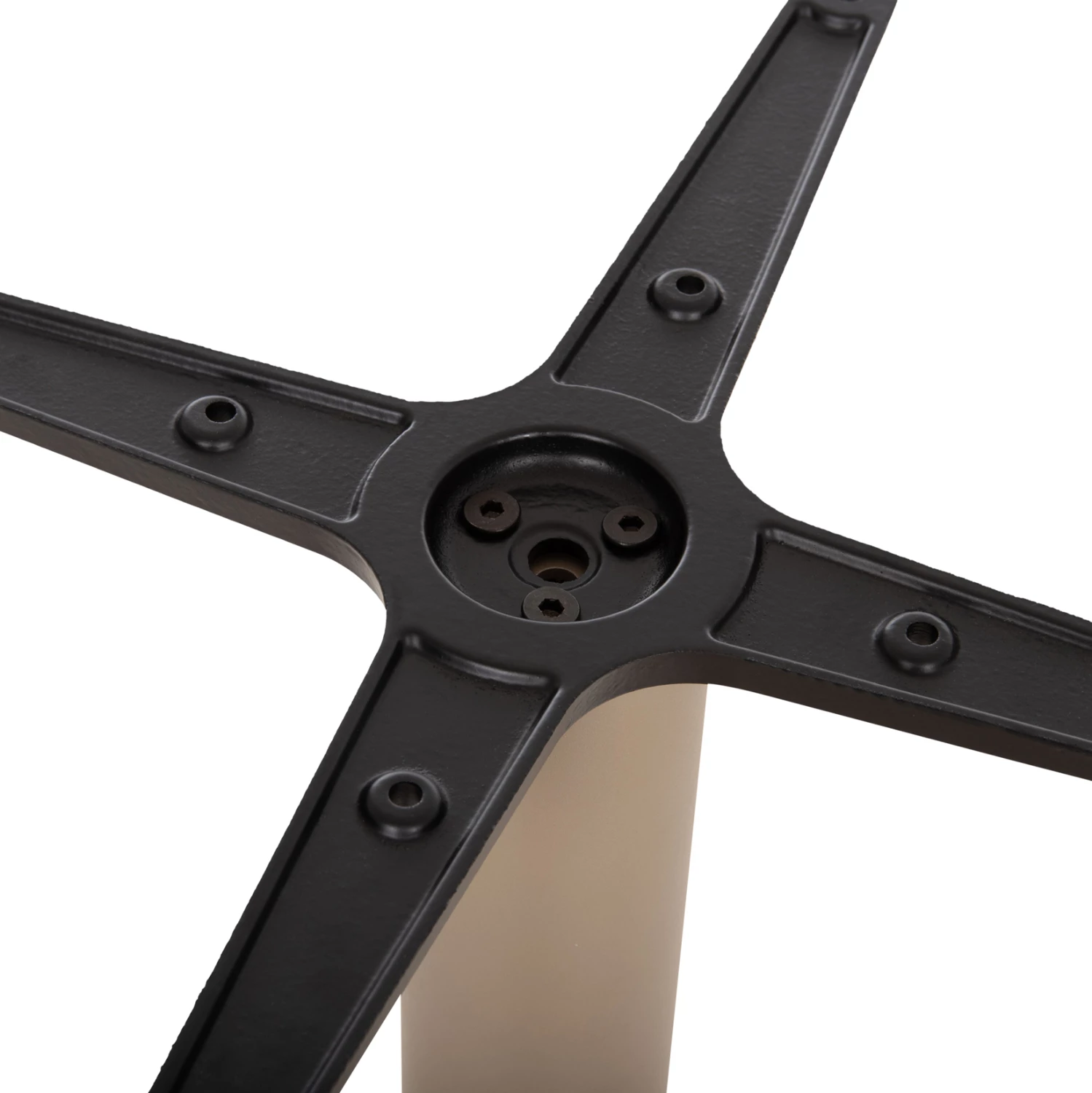 Këmbë tavoline alumini, ngjyrë kapuçino, FH475.25, 46x46x72cm