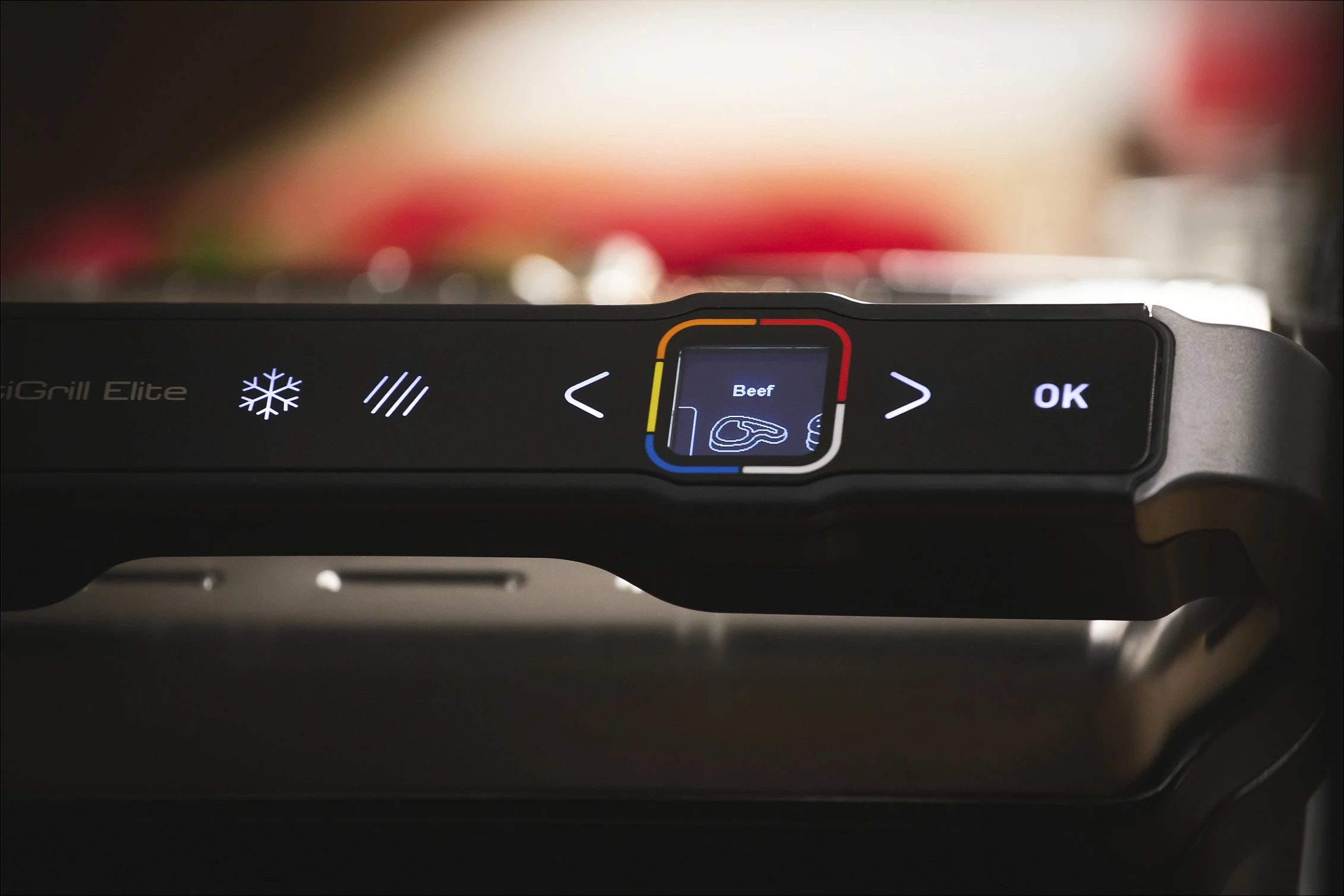 Grill elektrik Tefal OptiGrill Elite GC750D, 2000 W, Touch, 12 programe, e zezë/inoks