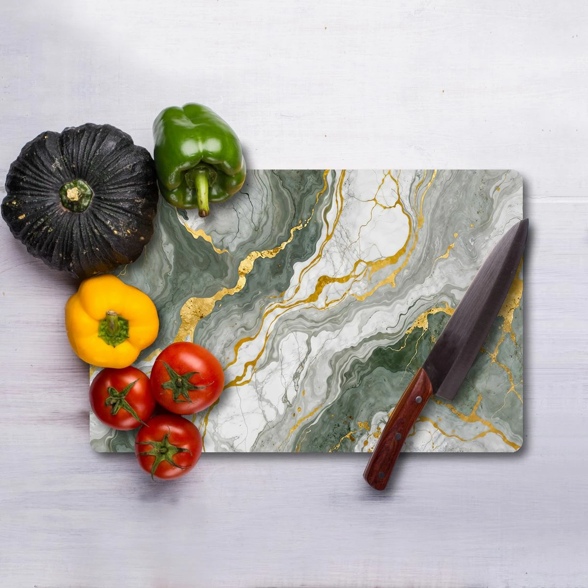 Dërrasë prerëse Hermia, qelq i temperuar, shumëngjyrëshe, Ckt7 - 2535, 25x35cm