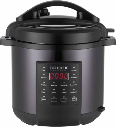 Tenxhere me presion digjitale Brock PMC 1706, 6L, 1000W, e zezë