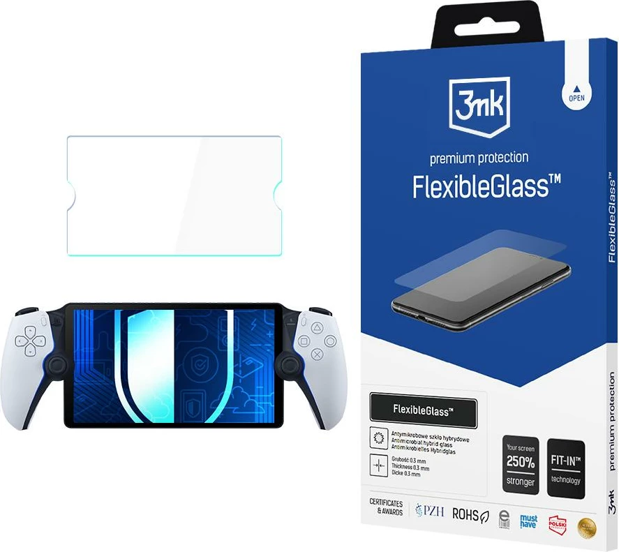 Mbrojtës ekrani hibrid 3mk FlexibleGlass për Sony PlayStation Portal deri 8.3"