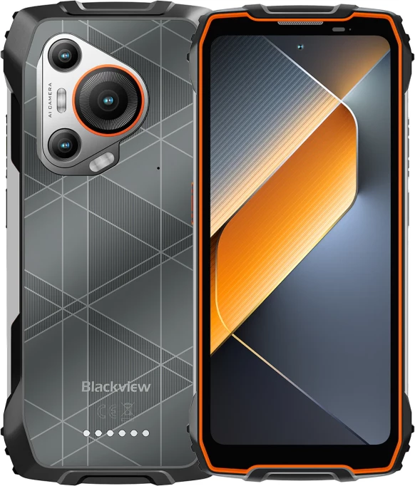 Celular BLACKVIEW BL7000 8/256GB 5G rugged, 6.78\" 120Hz, 7500mAh, NFC, portokalli