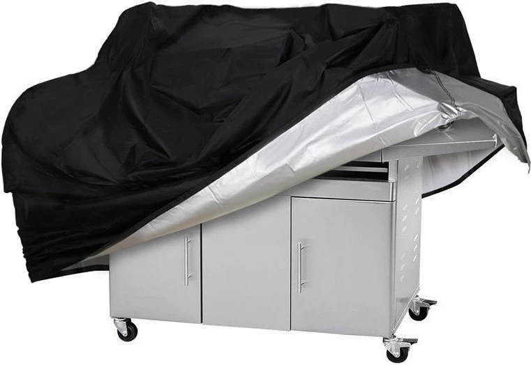 Mbulesë ujërezistuese për grilë/biçikletë/skuter, Hurtel, L 145x61x117 cm, e zezë