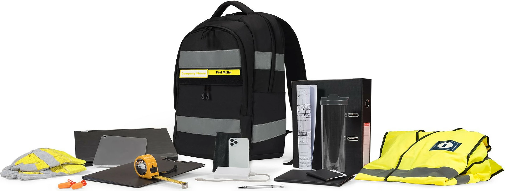 Çantë shpine Dicota BACKPACK REFLECTIVE 25, për laptop, e zezë