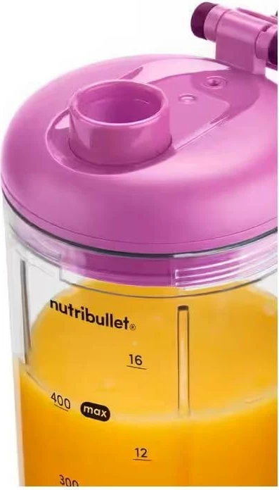 Blender portabil Nutribullet Flex, 590ml, USB-C, fiolet