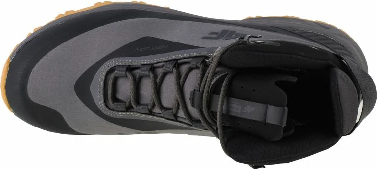 Këpucë trekking për meshkuj 4F Ice Cracker, gri/argjendtë