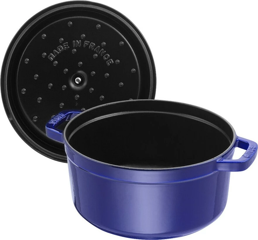 Tenxhere Staub La Cocotte 26cm, gize, smalt, kaltër