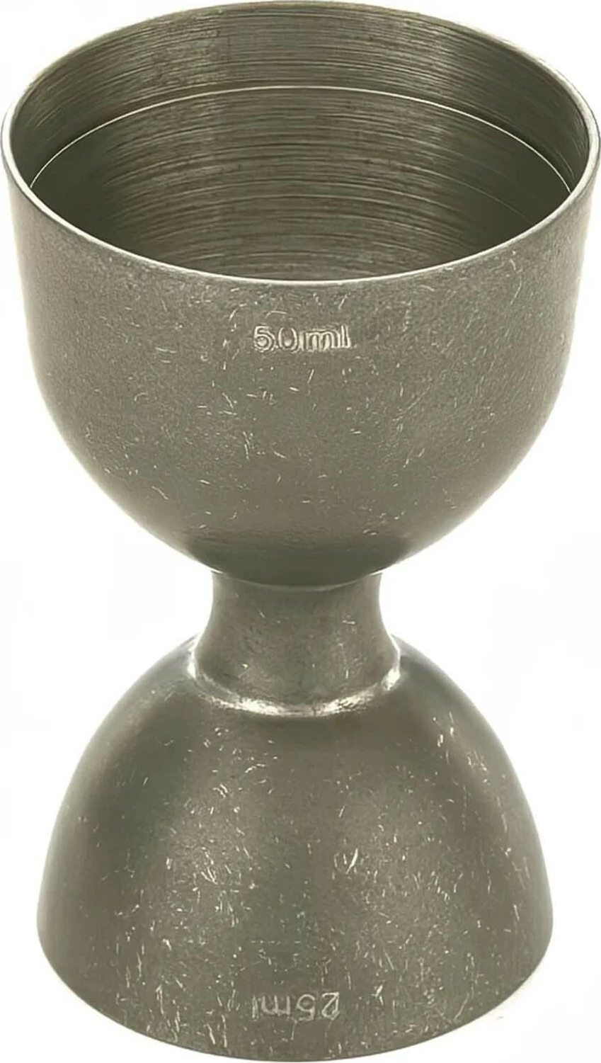 Jigger matës koktejesh, BarFly M37098VN, 25/50 ml, çelik inox 18/8, buzë e drejtë, silver matt