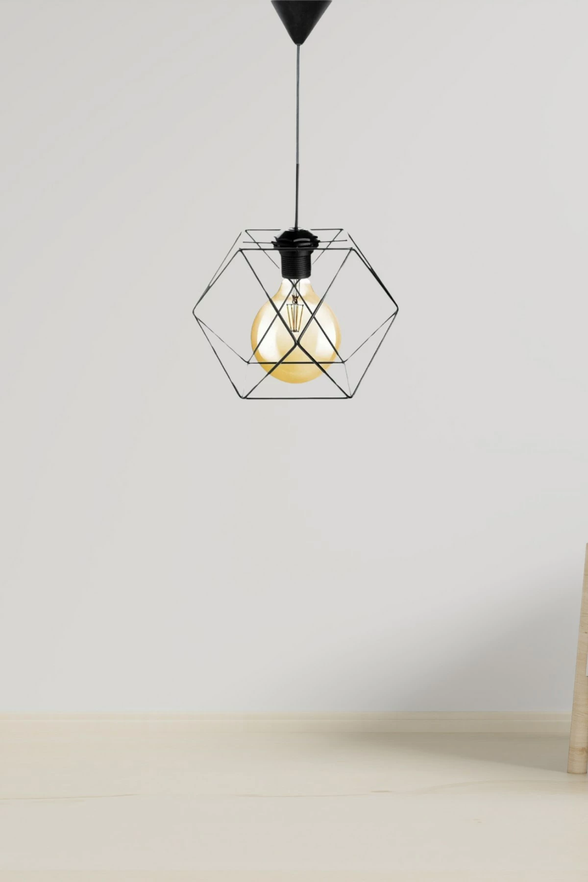 Llambë tavani Opviq, model LB054, metal i zi