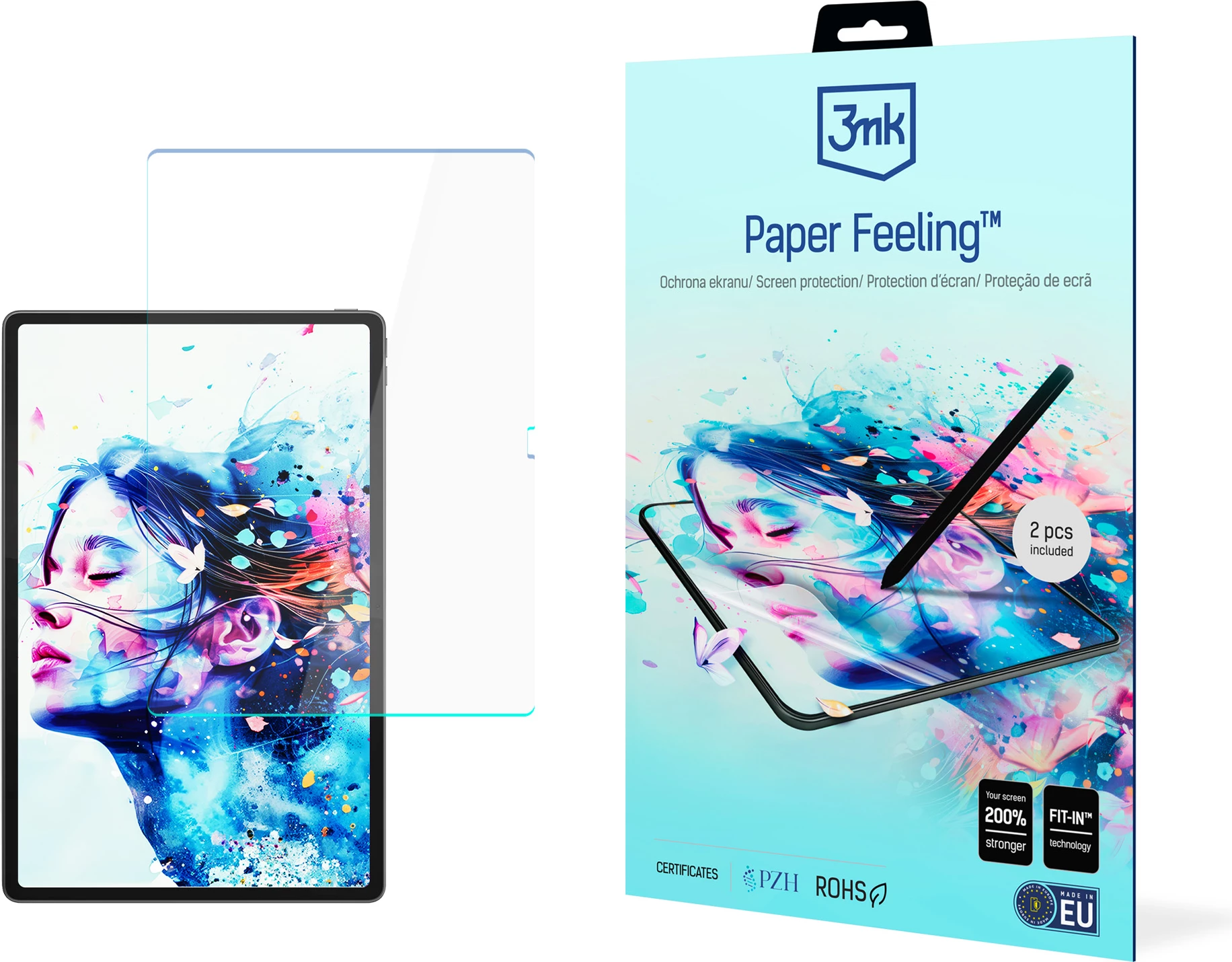 Foli mbrojtëse 3mk Paper Feeling për Lenovo Idea Tab Pro Gen. 2 (TB390FU), 2 copë