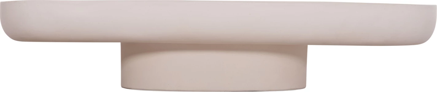 Tavolinë e ulët kafeje DESSY, fibër-cement, e bardhë, 151x66x30cm