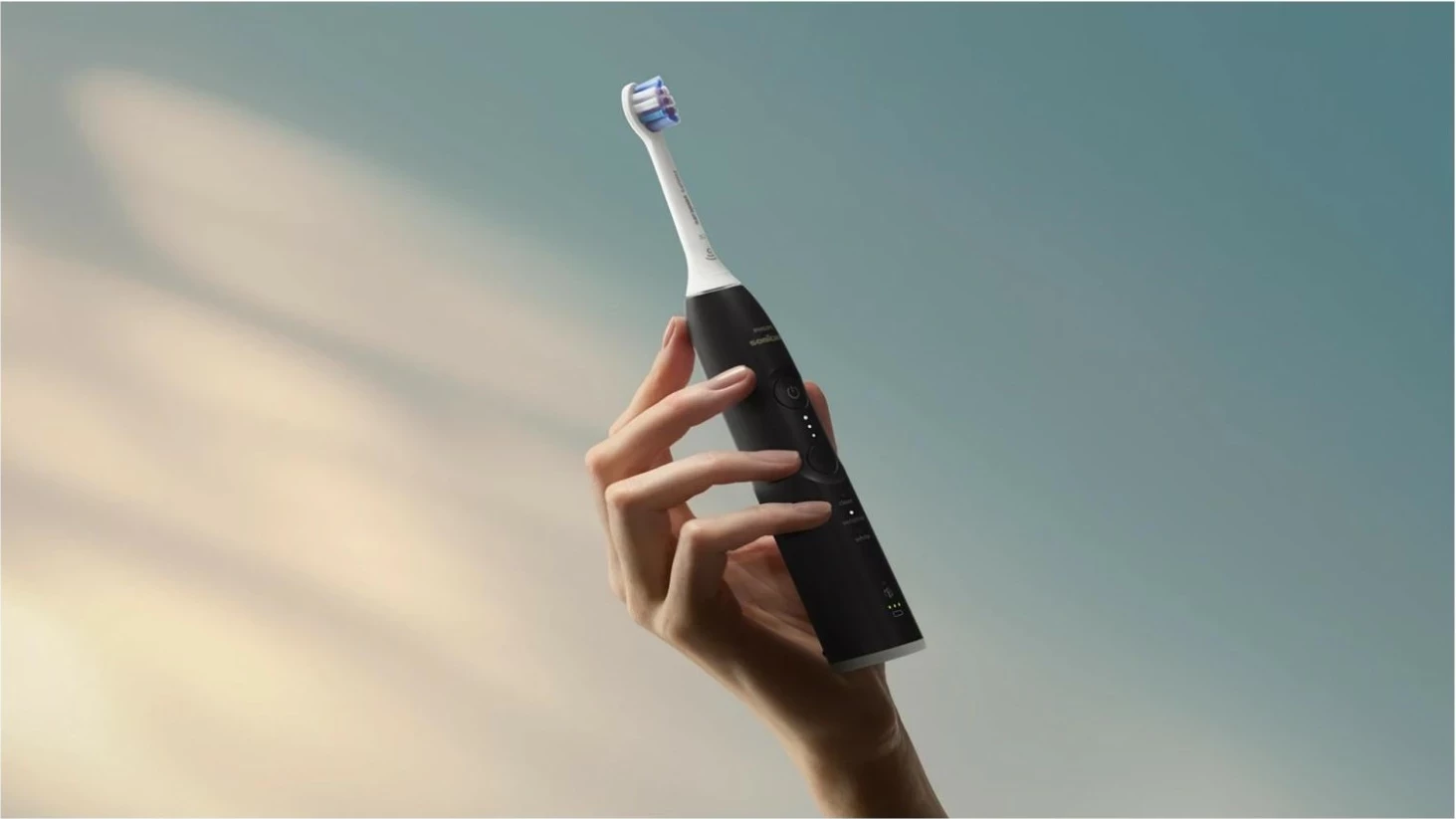 Furçë dhëmbësh sonike Philips Sonicare 6500 HX7411/02, Bluetooth, e zezë