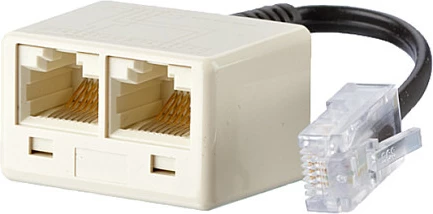 Adapter kabllo RJ45 METZ CONNECT BTR NETCOM 130607440101-E, 0.1 m, i bardhë