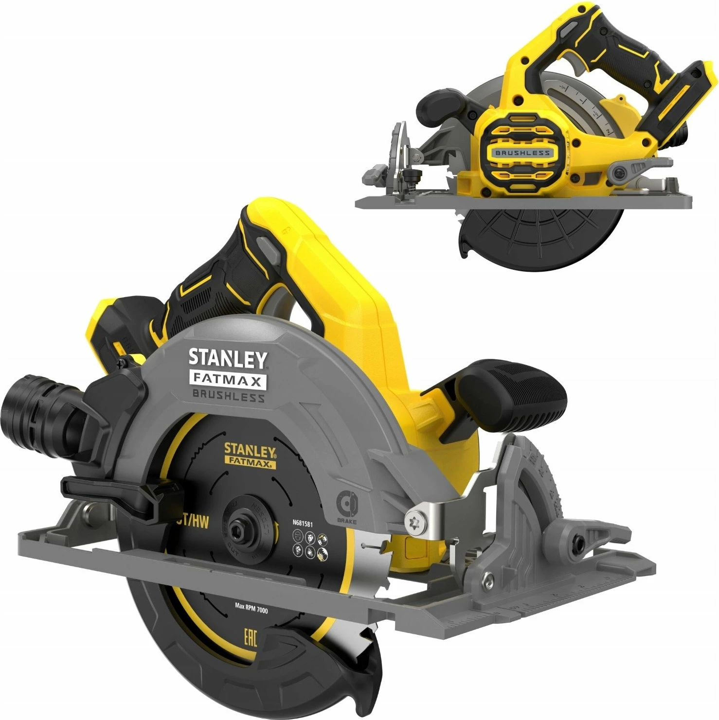 Sharrë rrethore Stanley Fatmax SFMCS551B-XJ 20V 190 mm, pa bateri/pa karikues, e verdhë/zezë