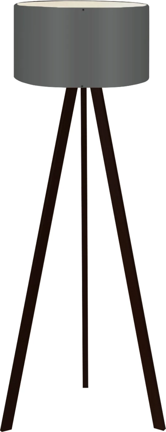 Llambë dyshemeje tripod, ngjyrë e zezë, kapak gri i errët, FH7578.04