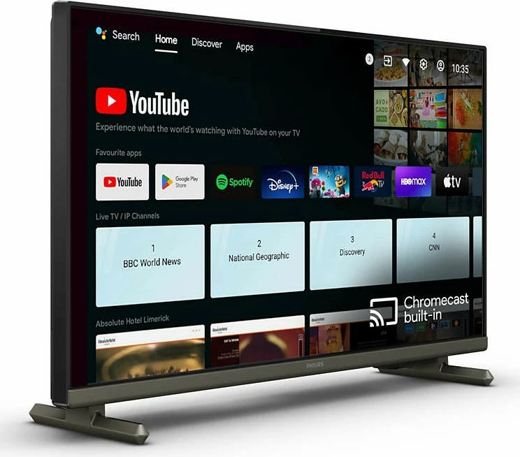 Televizor Philips 24HFL4518/12, 24 inç, HD, Smart TV, Android TV, i zi